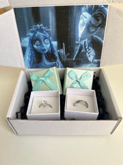 Set de anillos cadáver de la novia