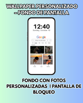 Wallpaper Personalizado con fotos| Modelo 13 | Diseño Google
