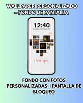 Wallpaper Personalizado con fotos| Modelo 14 | Modelo Corazon