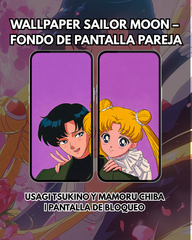 Wallpaper Sailor Moon| Usagi y Mamoru– Fondo de Pantalla Pareja | Pantalla de Bloqueo