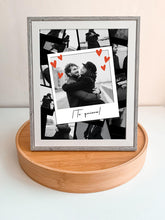 Cuadro love 20x25 cm (marco gris)