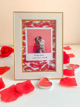 Cuadro 15x20 CM Marco Blanco con Dorado