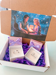 Set de Anillos Enredados(rapunzel y flynn) 3