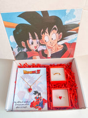 Box Goku collar + anillos