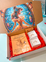 Box Bella y Bestia Dorado L