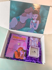 Box Hércules y Megara (collar+anillo)