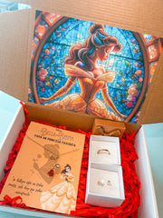 Box Bella y Bestia Dorado L