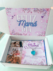 Collar Día de la madre box Morada