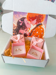 Set anillos Zenitsu y Nezuko