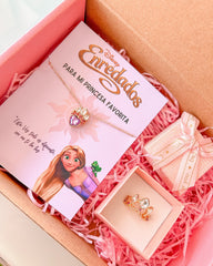 Box Enredados M Collar + Anillo (rapunzel)