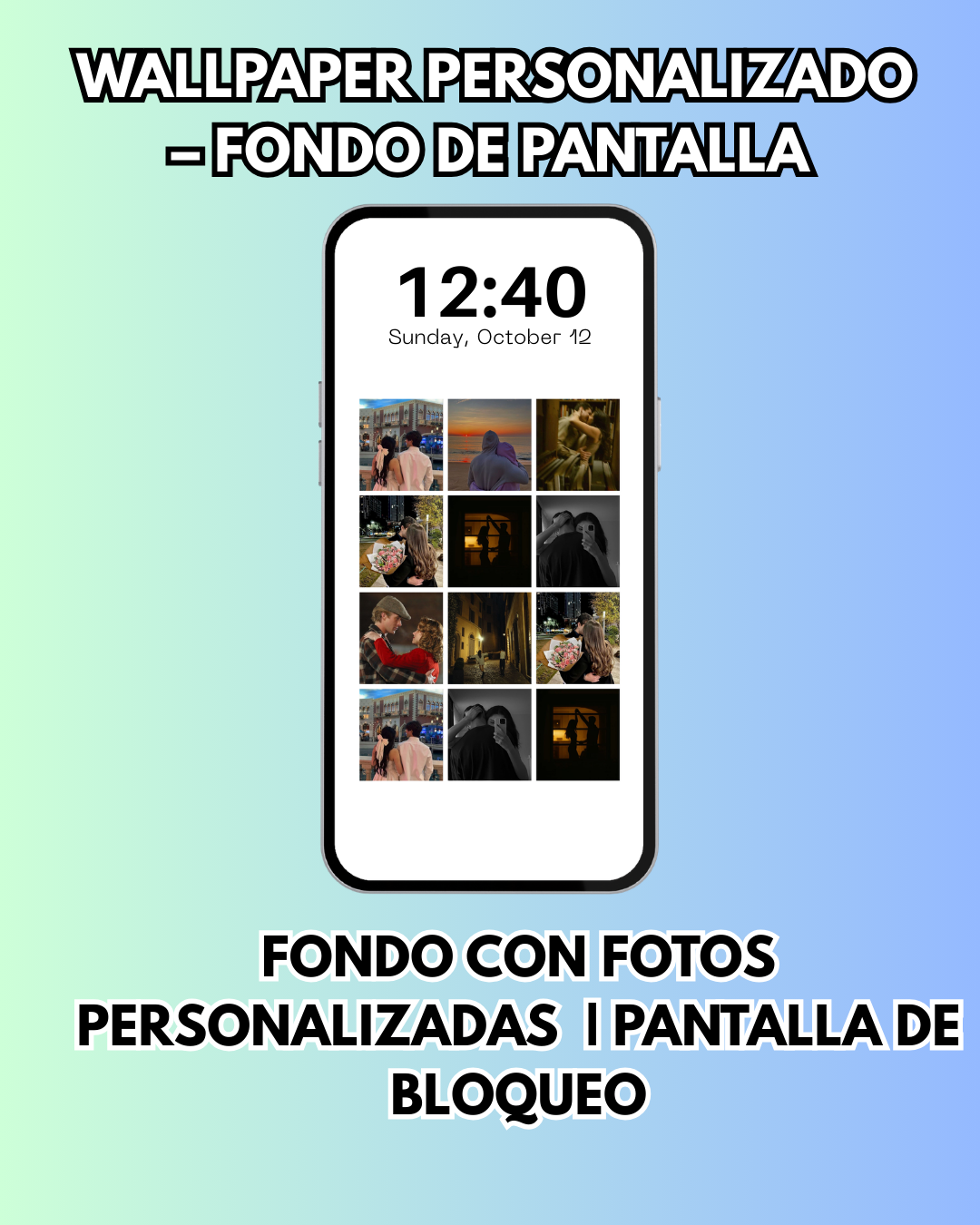 Wallpaper Personalizado con fotos|  Modelo 3