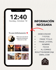 Wallpaper Personalizado con fotos|  Modelo 12 |  Instagram