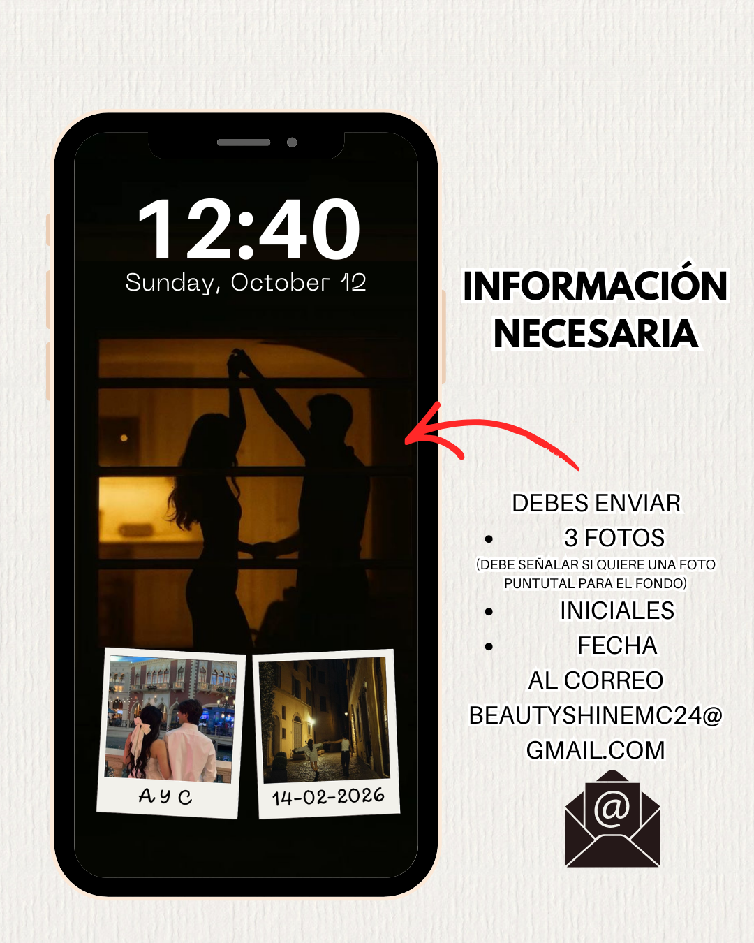 Wallpaper Personalizado con fotos|  Modelo 4