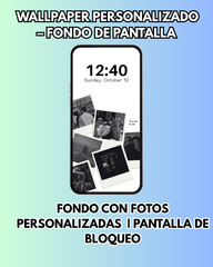 Wallpaper Personalizado con fotos|  Modelo 9