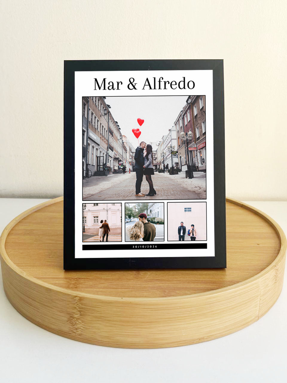 Cuadro Love 15x20 cm (marco negro)