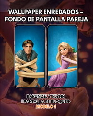 Wallpaper Enredados – Flynn y Rapunzel  Fondo de Pantalla | Pantalla de Bloqueo
