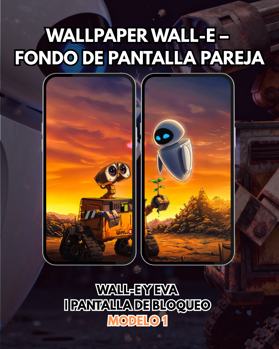 Wallpaper Wall-E | Fondo de Pantalla | Pantalla de Bloqueo