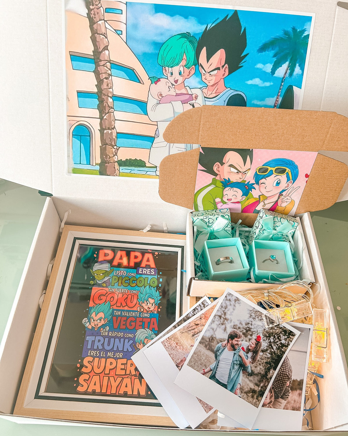 Box XXL Día del padre  Vegeta y Bulma