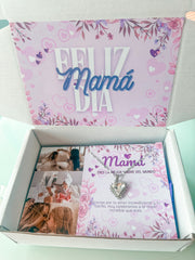 Collar Día de la madre box Morada