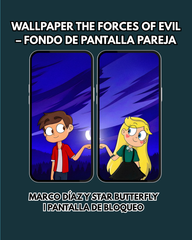 Wallpaper  Marco y Star|– Fondo de Pantalla Pareja | Pantalla de Bloqueo