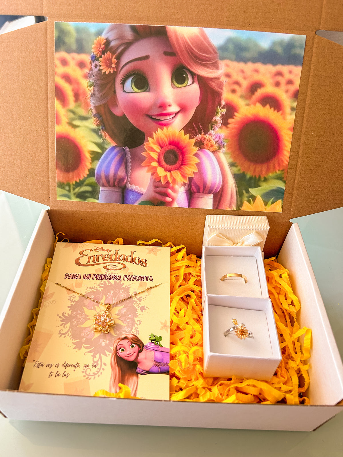 Box Enredados Girasol L (rapunzel)