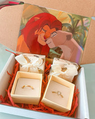 Set de Anillos Rey León (Simba y Nala)