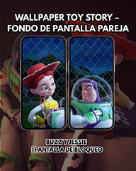 Wallpaper  toy story |Buzz y Jessie– Fondo de Pantalla Pareja | Pantalla de Bloqueo