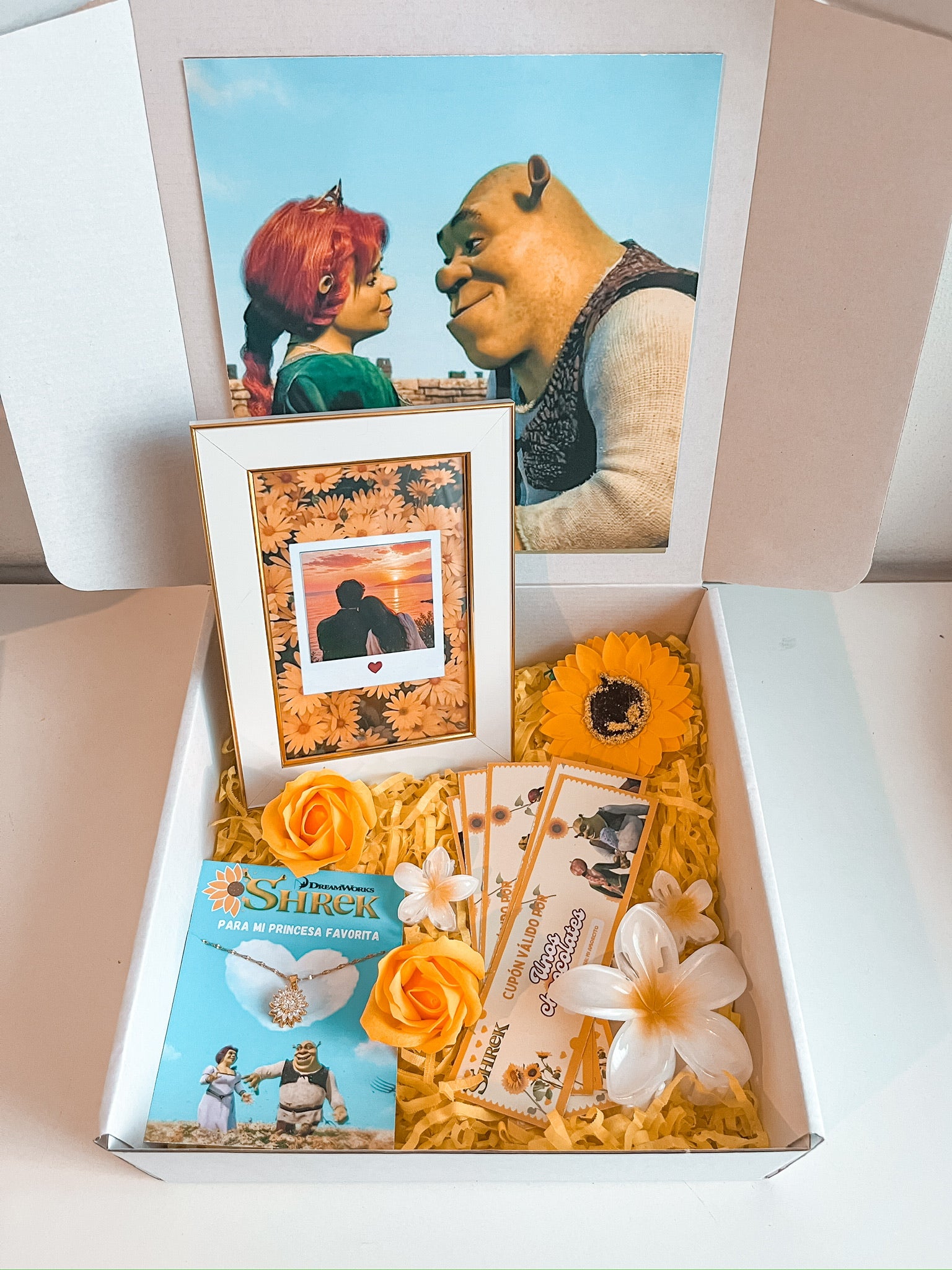 Box XXL Sherk y Fiona girasol