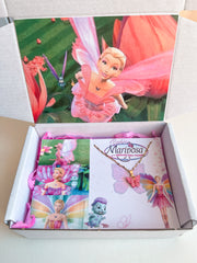 Box collar Barbie mariposa
