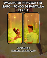 Wallpaper Princesa y el sapo|– evangeline Fondo de Pantalla Pareja | Pantalla de Bloqueo