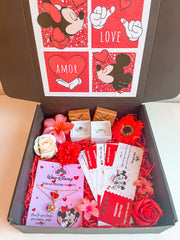 Box XXL Minnie y Mickey Rojo