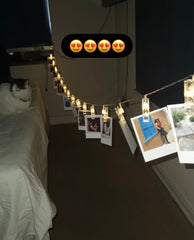 20 Fotos Polaroid+Luces clip