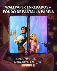 Wallpaper Enredados – Flynn y Rapunzel  Fondo de Pantalla | Pantalla de Bloqueo