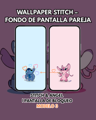 Wallpaper Stitch y Ángel – Fondo de Pantalla | Pantalla de Bloqueo