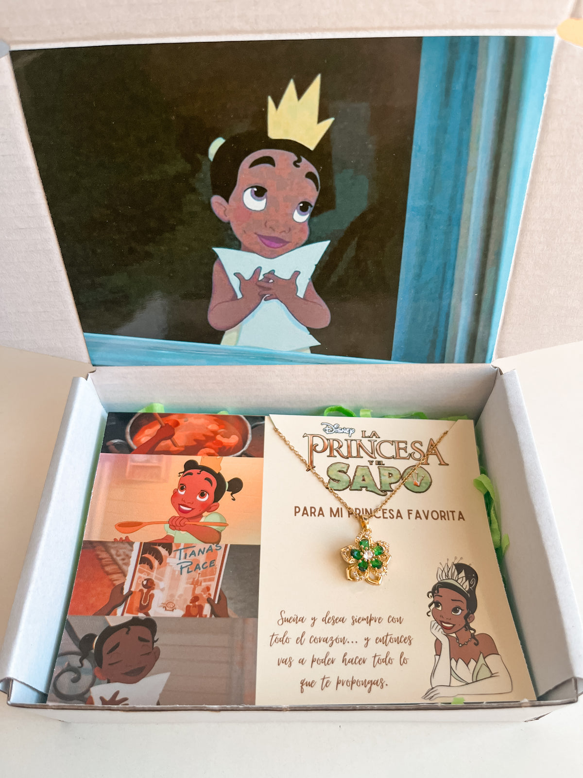 Box collar Tiana (Princesa y el sapo)