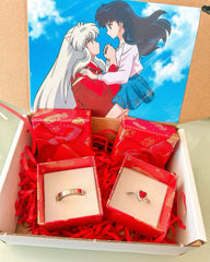 Set de anillos Inuyasha y Aome