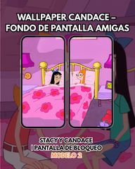 Wallpaper Candace y Stacy– Fondo de Pantalla | Pantalla de Bloqueo