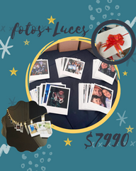 20 Fotos Polaroid+Luces clip