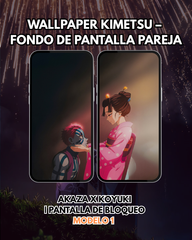 Wallpaper Kimetsu – Akaza y Koyuki Fondo de Pantalla | Pantalla de Bloqueo