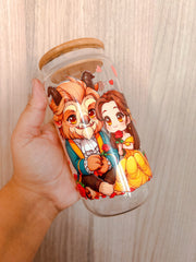 Vaso Bella y Bestia