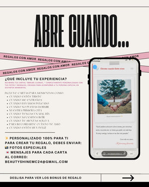 Para Cuando Me Necesites: Cartas de amor “Ábreme cuando…”