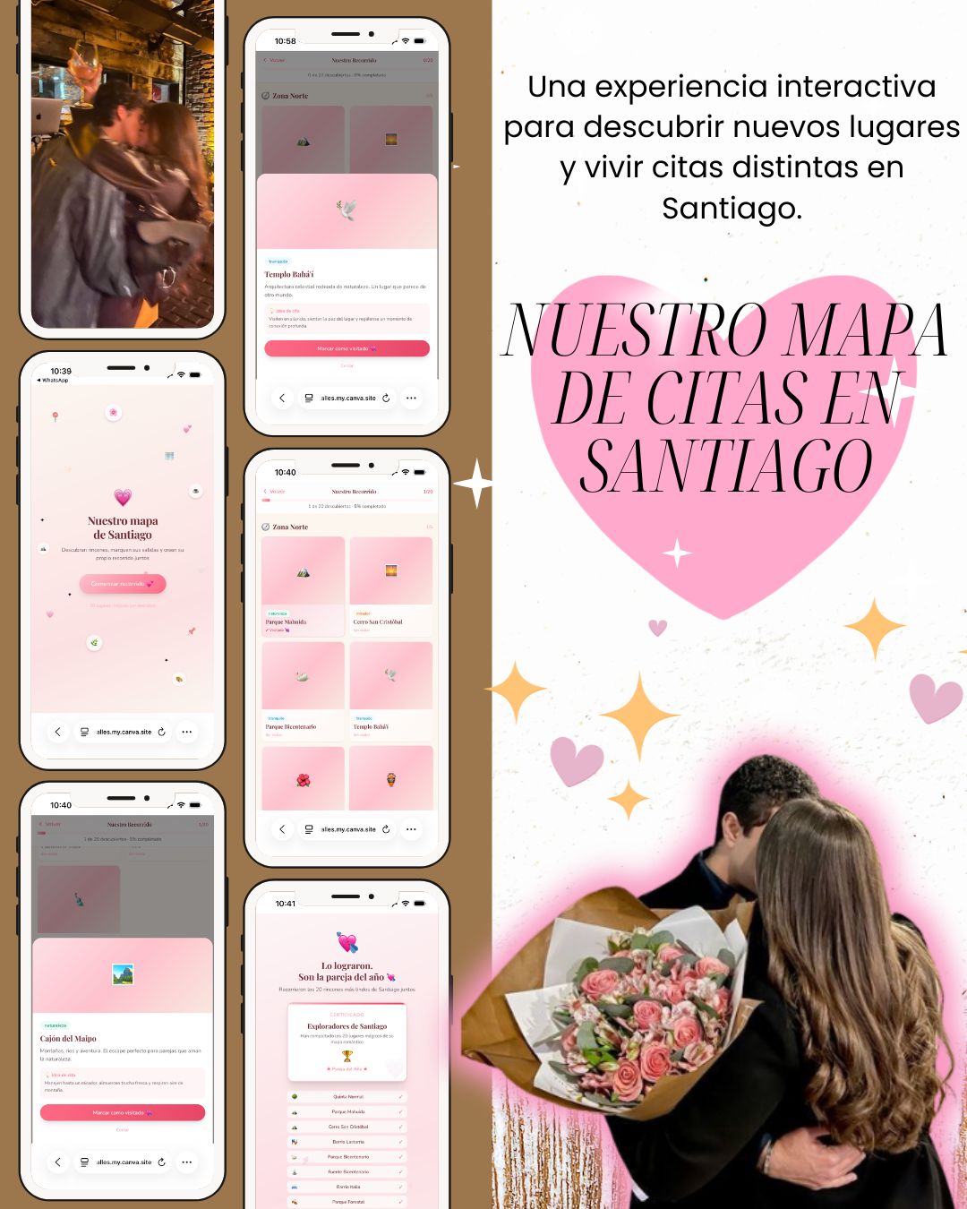 Nuestro mapa de citas: Recorriendo SANTIAGO juntos