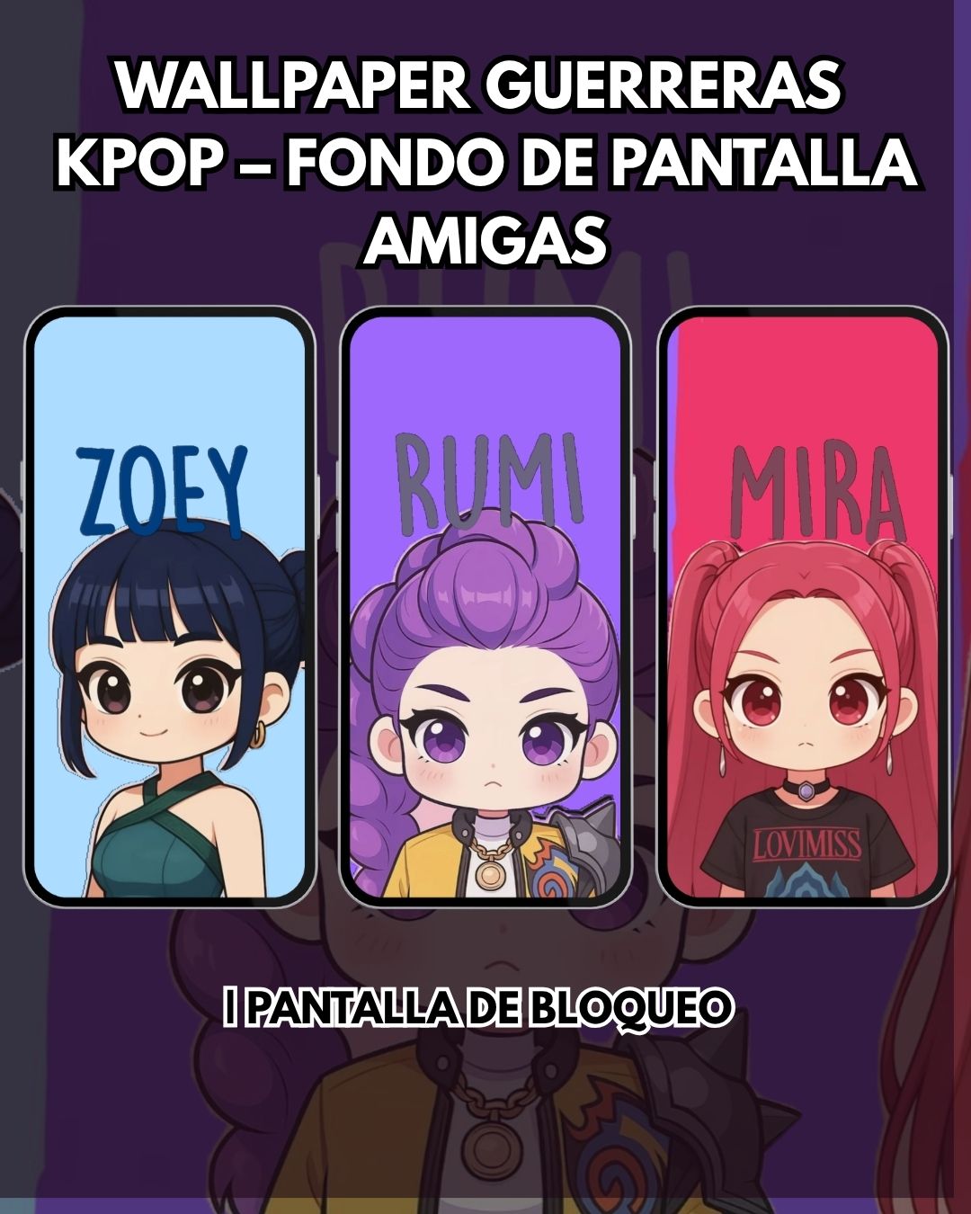 Wallpaper Guerreras Kpop  – Fondo de Pantalla | Pantalla de Bloqueo
