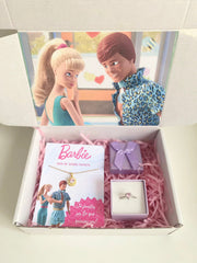 Box barbie collar + anillo