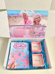 Box Barbie collar + anillos