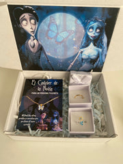 Box Cadáver de la novia (Collar + 2 anillos )