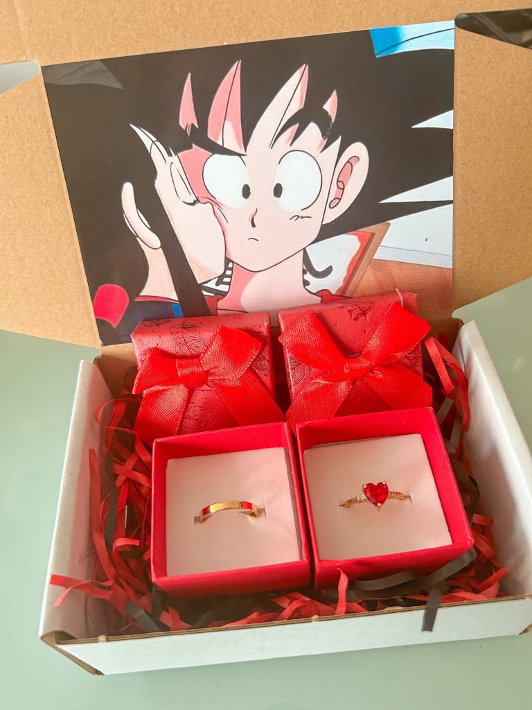 Set de Anillos Goku y Milk